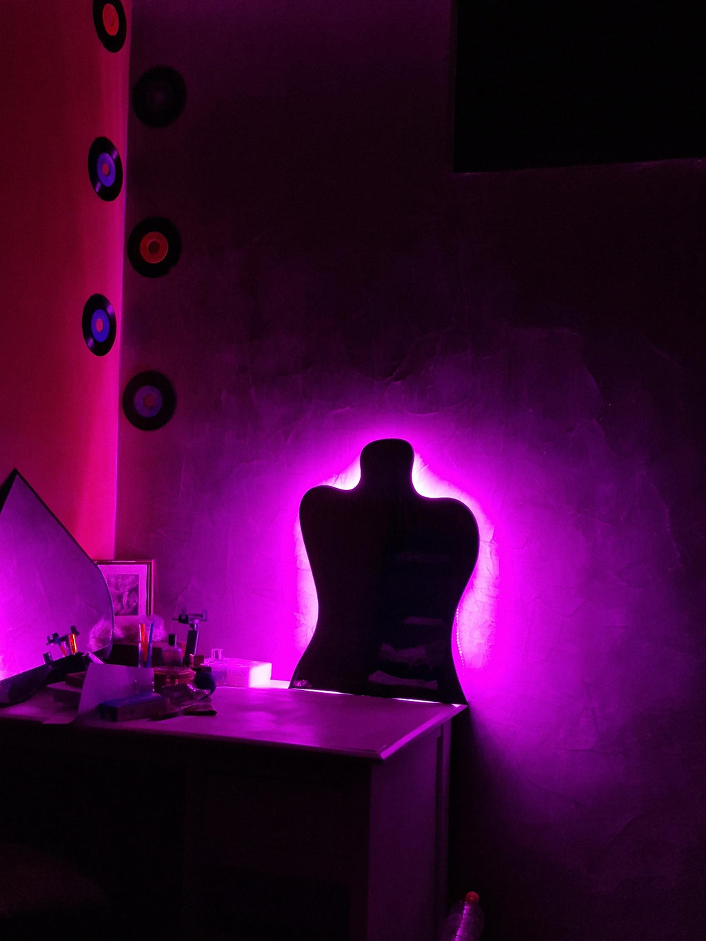 Body Women Mirror For Makeup With LED, Making Soft Mood, Bedroom & Living Room